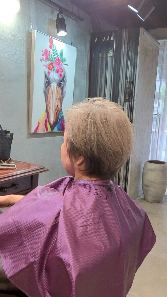 고잉그레이 후 선택한 컬러 모습 4